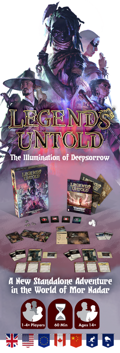 Legends Untold: Illumination of Deepsorrow Novice Set Kickstarter Ausgabe Englisch