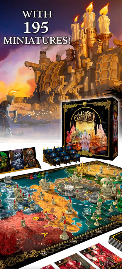 The Curse of Candelabria Kickstarter Edition + Expansions + Stretchgoals + KS Exclusives