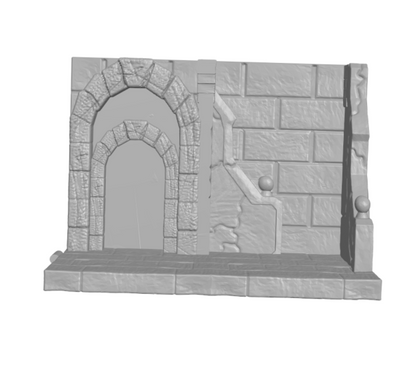 Wallhalla Ruined Palace / modulares Miniaturen-Display-System