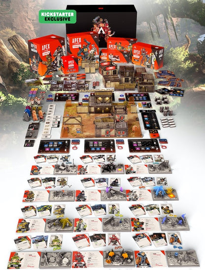 Apex Legends: The Board Game Solo All In Pledge englische Kickstarter Ausgabe + Stretchgoals + KS Exclusives