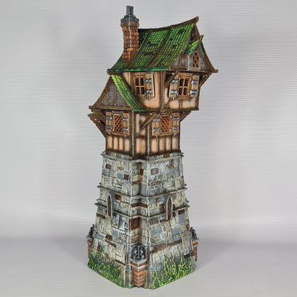 Green Dragon Turmhaus  Medieval Town Set