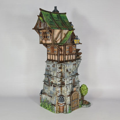 Green Dragon Turmhaus  Medieval Town Set