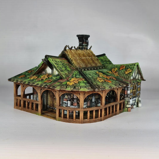 Herbstveranda Haus Medieval Town Set