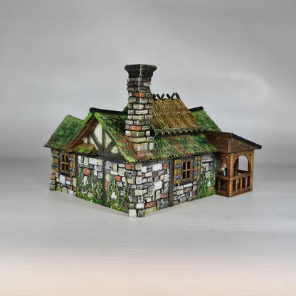 Herbstveranda Haus Medieval Town Set