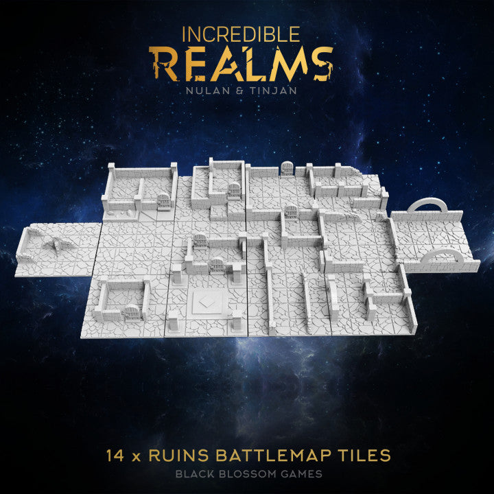 Modulare Battlemaps Ruinen aus den Incredible Realms