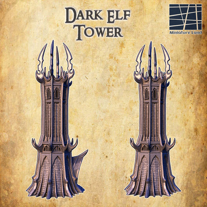 Tower House Medieval 3D Terrain Building Miniature Land DnD RPG Tabletop