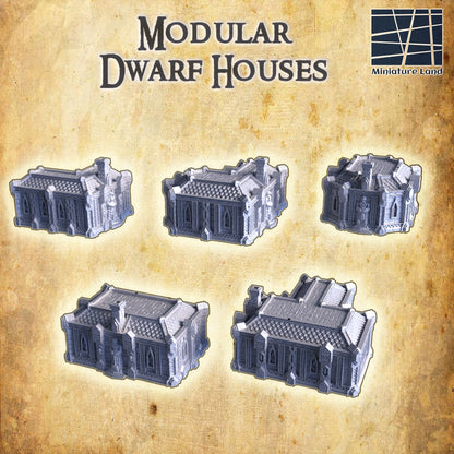 Tower House Medieval 3D Terrain Building Miniature Land DnD RPG Tabletop