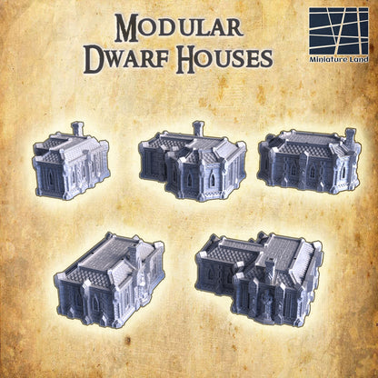 Tower House Medieval 3D Terrain Building Miniature Land DnD RPG Tabletop