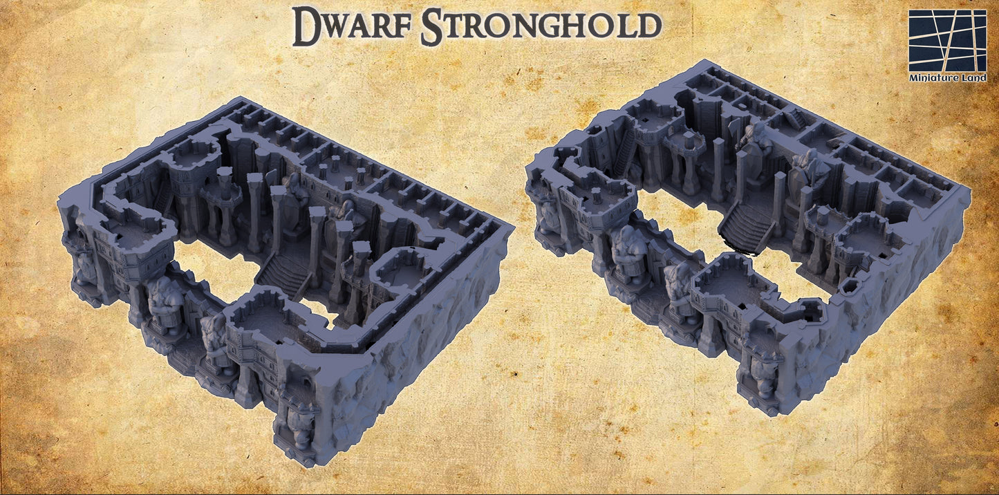 Tower House Medieval 3D Terrain Building Miniature Land DnD RPG Tabletop