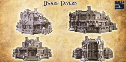 Tower House Medieval 3D Terrain Building Miniature Land DnD RPG Tabletop