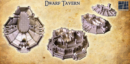 Tower House Medieval 3D Terrain Building Miniature Land DnD RPG Tabletop