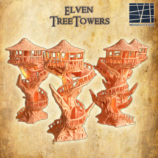 Tower House Medieval 3D Terrain Building Miniature Land DnD RPG Tabletop