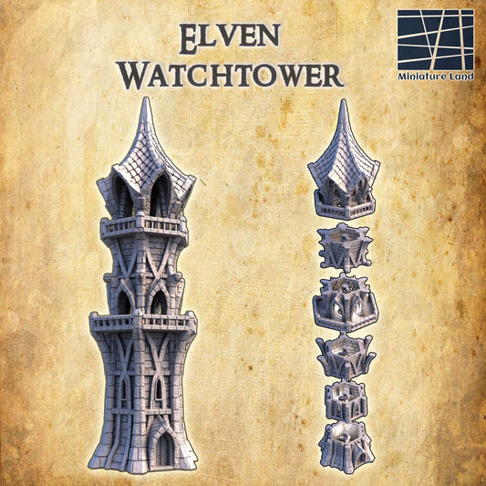 Tower House Medieval 3D Terrain Building Miniature Land DnD RPG Tabletop