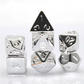 Silver Electroplating RPG Dice Set