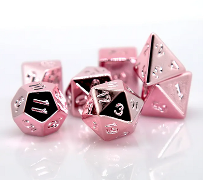 Rose Electroplating RPG Dice Set