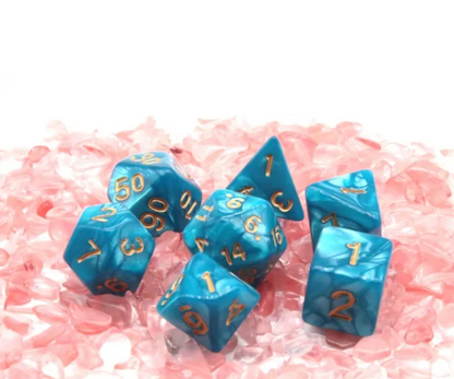 Clear Sky RPG Dice Set