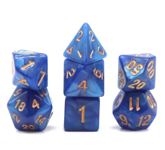 Blue World RPG Dice Set