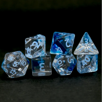 Deep Blue RPG Dice Set