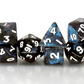 Small Blue Aurora Glitter Dice RPG Dice Set