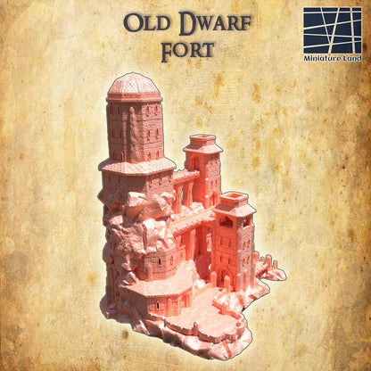 Tower House Medieval 3D Terrain Building Miniature Land DnD RPG Tabletop