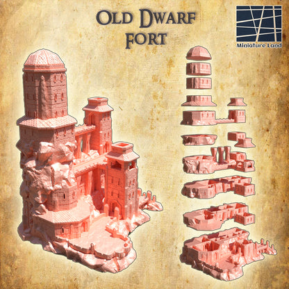 Tower House Medieval 3D Terrain Building Miniature Land DnD RPG Tabletop