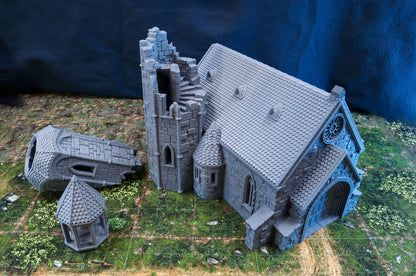 Rebuilt Church from City of Tarok for RPGs, board games, painters and collectors