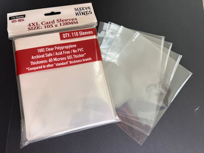 Sleeve Kings Kartenhüllen 8834 "4XL" Sleeves (103 x 128) 110 Pack, 60 Microns