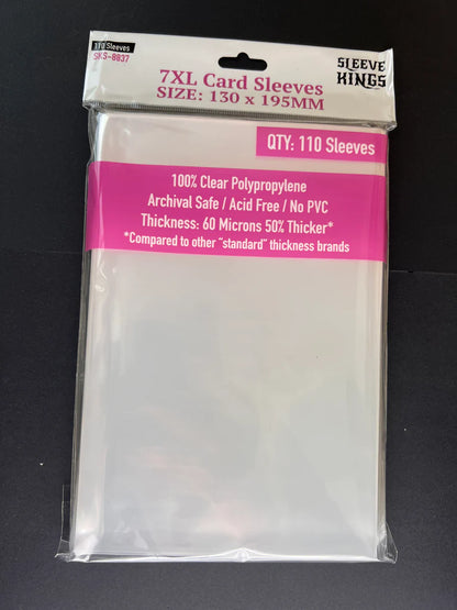 Sleeve Kings Kartenhüllen 8837 "7XL" Sleeves (130 x 195) - 110 Pack, 60 Microns