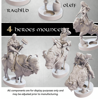 The Battle for Thor's Cliff + Miniaturen englisch+deutsch Kickstarter + exclusives