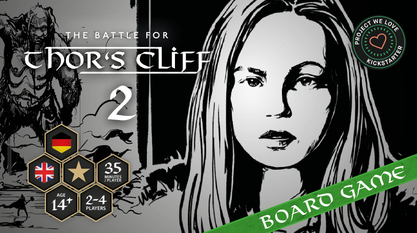 The Battle for Thor's Cliff 2 Erweiterung + Miniaturen englisch+deutsch Kickstarter + exclusives