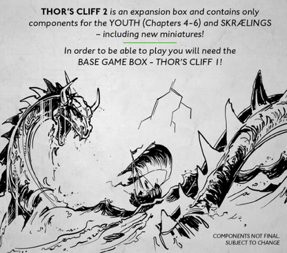 The Battle for Thor's Cliff 2 Erweiterung + Miniaturen englisch+deutsch Kickstarter + exclusives