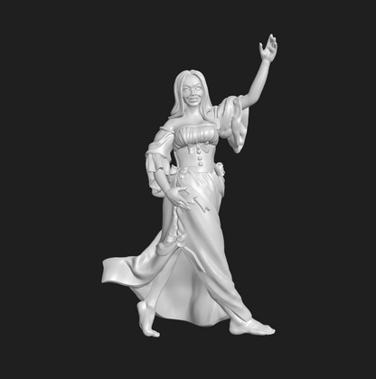 <transcy>Goddess Athena with Owlking by Clay Cyanide Miniatures D&D Tabletop Wargames Painters Greek Mythology</transcy>