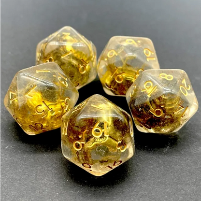 Skull D20 RPG Dice Set