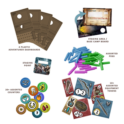 Maladum Dungeons of Enveron United Assault Multi-Party Bundle English Kickstarter