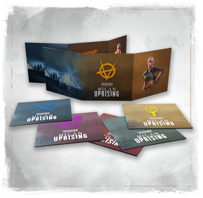 Vampire: The Masquerade - Milan Uprising All-In Upising Pledge + Stretch Goals + GF Exclusives Englisch, Deutsch, Französisch, Italienisch, Spanisch