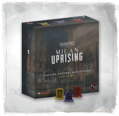 Vampire: The Masquerade - Milan Uprising All-In Upising Pledge + Stretch Goals + GF Exclusives Englisch, Deutsch, Französisch, Italienisch, Spanisch