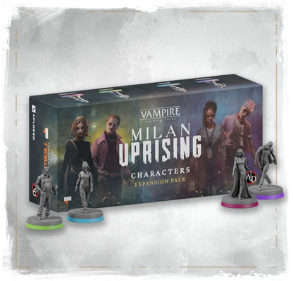 Vampire: The Masquerade - Milan Uprising All-In Upising Pledge + Stretch Goals + GF Exclusives Englisch, Deutsch, Französisch, Italienisch, Spanisch