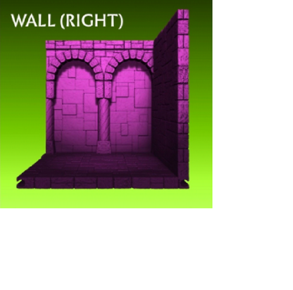 Wallhalla Dangerous Dungeon Wall Sprawl / modulares Miniaturen-Display-System