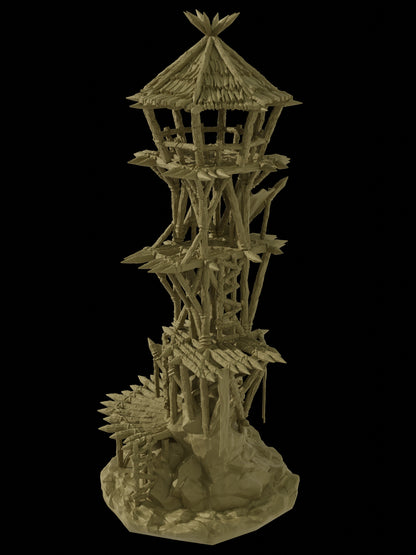 Goblin Wachturm Mittelalter 3D Terrain Gebäude DnD RPG Tabletop