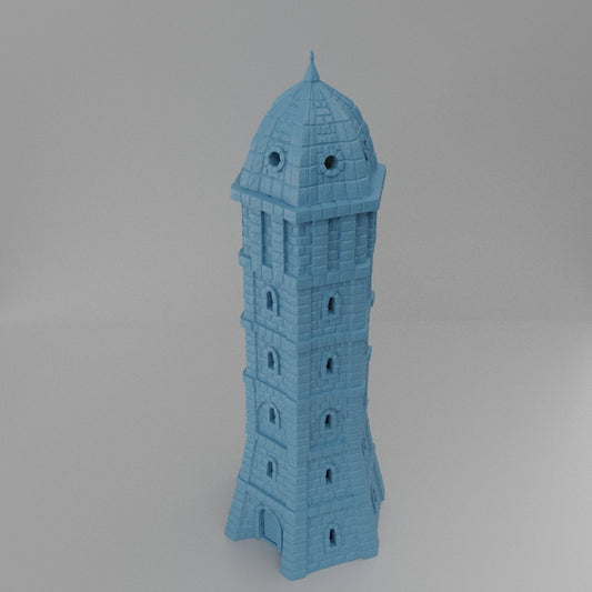 Tower House Medieval 3D Terrain Building Miniature Land DnD RPG Tabletop