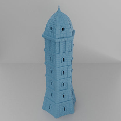 Elfenbeinturm Mittelalter 3D Terrain Gebäude DnD RPG Tabletop