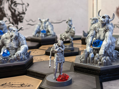 The Battle for Thor's Cliff + Miniaturen englisch+deutsch Kickstarter + exclusives