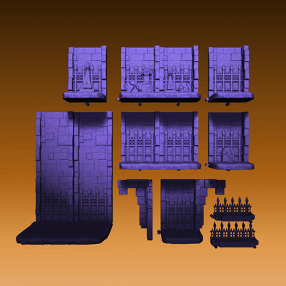 Wallhalla Ghoulish Graveyard / modulares Miniaturen-Display-System