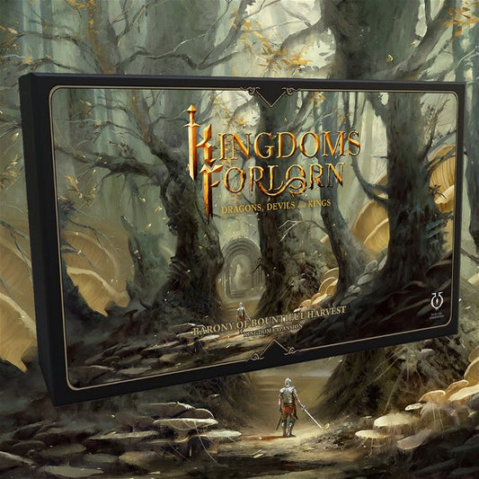 Kingdoms Forlorn: Dragons, Devils and Kings Barony of Bountiful Harvest Erweiterung + Stretchgoals + KS Exklusives Englisch