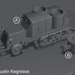 WW1 russische Austin Kegresse gepanzertes Fahrzeug