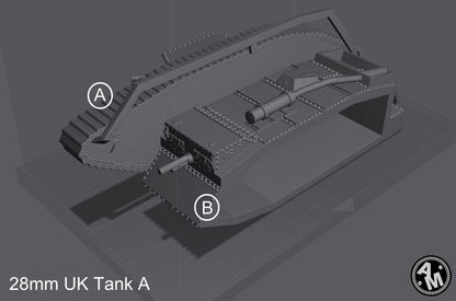 WW1 britischer Panzer Mark I