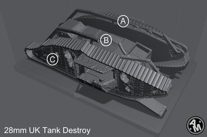 WW1 britischer Panzer Mark I