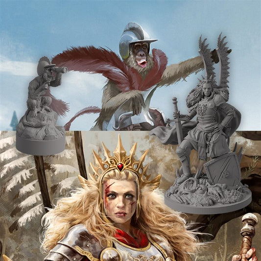 Kingdoms Forlorn: Dragons, Devils and Kings Princess Slawia and Little Ser + KS Exclusive English