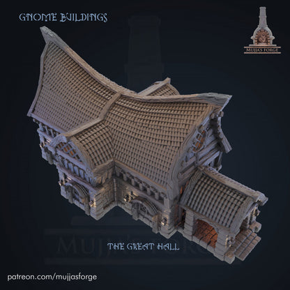 Große Halle Rathaus RPG  Mujjas Forge Village of Lonkleg Hollow