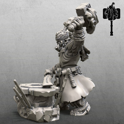 Fire Giant Blacksmith Board Games RPG RG Sculpt